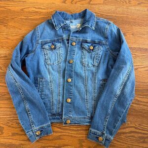 Vintage Y2K 2000s seven 7 for all man kind jean jacket light wash